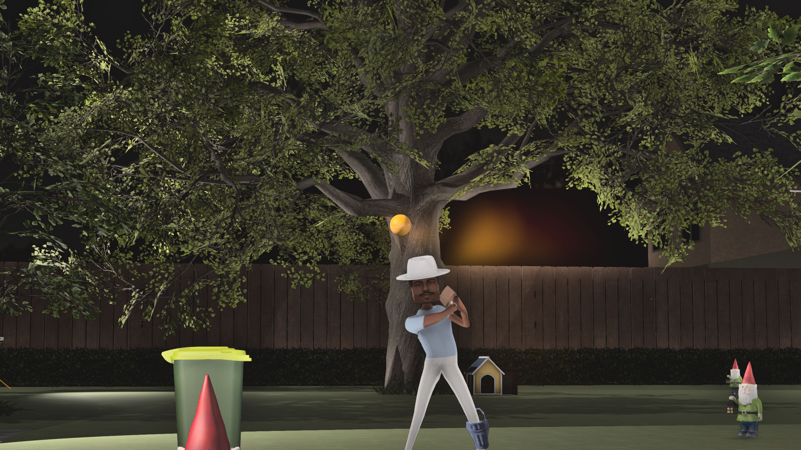 Backyard Cricket — Lighting things up
